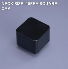 NECK SIZE: 15FEA SQUARE CAP perfume bottle cap reference