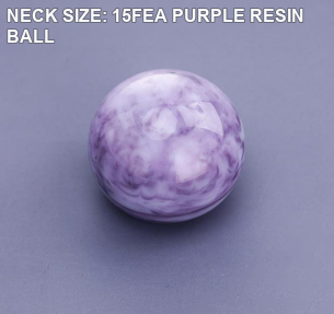 NECK SIZE: 15FEA PURPLE RESIN BALL perfume bottle cap reference