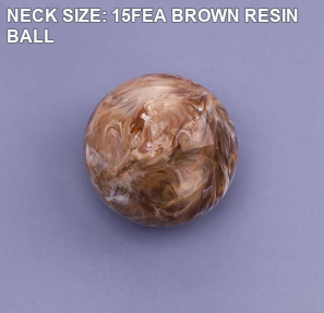 NECK SIZE: 15FEA BROWN RESIN BALL perfume bottle cap reference