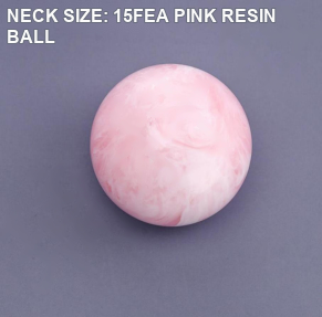 NECK SIZE: 15FEA PINK RESIN BALL perfume bottle cap reference