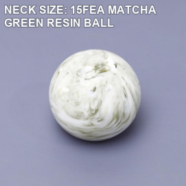 NECK SIZE: 15FEA MATCHA GREEN RESIN BALL perfume bottle cap reference