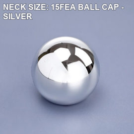 NECK SIZE: 15FEA BALL CAP - SILVER perfume bottle cap reference