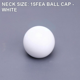 NECK SIZE: 15FEA BALL CAP - WHITE perfume bottle cap reference