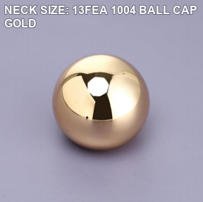 NECK SIZE: 13FEA 1004 BALL CAP GOLD perfume bottle cap reference