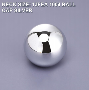 NECK SIZE: 13FEA 1004 BALL CAP SILVER perfume bottle cap reference