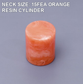 NECK SIZE: 15FEA ORANGE RESIN CYLINDER perfume bottle cap reference
