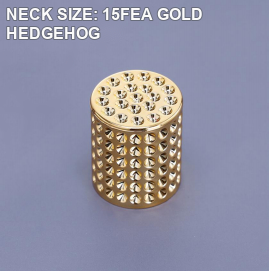 NECK SIZE: 15FEA GOLD HEDGEHOG perfume bottle cap reference
