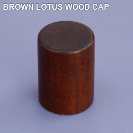 BROWN LOTUS WOOD CAP perfume bottle cap reference