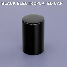 BLACK ELECTROPLATED CAP perfume bottle cap reference