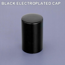 BLACK ELECTROPLATED CAP perfume bottle cap reference