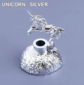 UNICORN - SILVER perfume bottle cap reference
