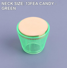 NECK SIZE: 13FEA CANDY - GREEN perfume bottle cap reference