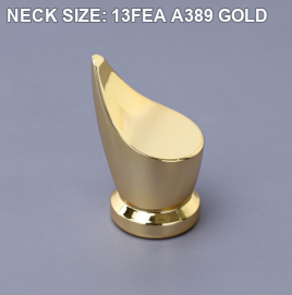 NECK SIZE: 13FEA A389 GOLD perfume bottle cap reference