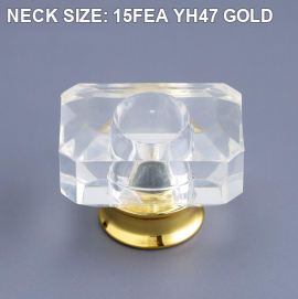 NECK SIZE: 15FEA YH47 GOLD perfume bottle cap reference