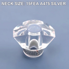 NECK SIZE: 15FEA A475 SILVER perfume bottle cap reference
