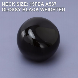 NECK SIZE: 15FEA A537 GLOSSY BLACK WEIGHTED perfume bottle cap reference
