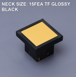 NECK SIZE: 15FEA TF GLOSSY BLACK perfume bottle cap reference
