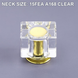 NECK SIZE: 15FEA A168 CLEAR perfume bottle cap reference
