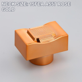 NECK SIZE: 15FEA A557 ROSE GOLD perfume bottle cap reference