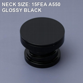NECK SIZE: 15FEA A550 GLOSSY BLACK perfume bottle cap reference