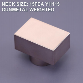 NECK SIZE: 15FEA YH115 GUNMETAL WEIGHTED perfume bottle cap reference