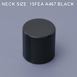 NECK SIZE: 15FEA A467 BLACK perfume bottle cap reference