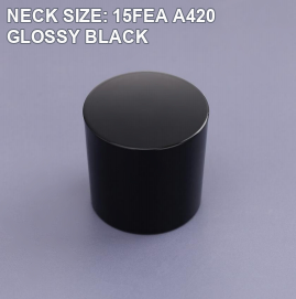 NECK SIZE: 15FEA A420 GLOSSY BLACK perfume bottle cap reference