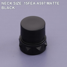 NECK SIZE: 15FEA A597 MATTE BLACK perfume bottle cap reference