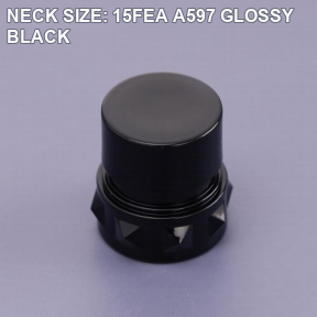 NECK SIZE: 15FEA A597 GLOSSY BLACK perfume bottle cap reference