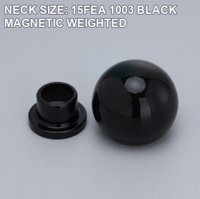 NECK SIZE: 15FEA 1003 BLACK MAGNETIC WEIGHTED perfume bottle cap reference