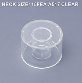 NECK SIZE: 15FEA A517 CLEAR perfume bottle cap reference