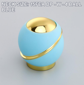 NECK SIZE: 15FEA DP - W - 4 BALL BLUE perfume bottle cap reference