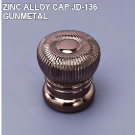 ZINC ALLOY CAP JD-136 GUNMETAL perfume bottle cap reference