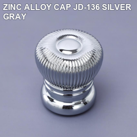 ZINC ALLOY CAP JD-136 SILVER GRAY perfume bottle cap reference