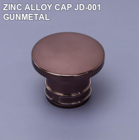 ZINC ALLOY CAP JD-001 GUNMETAL perfume bottle cap reference