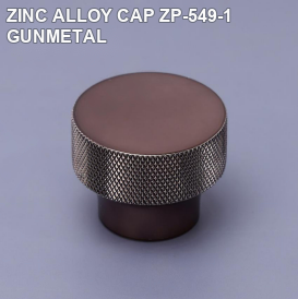 ZINC ALLOY CAP ZP-549-1 GUNMETAL perfume bottle cap reference