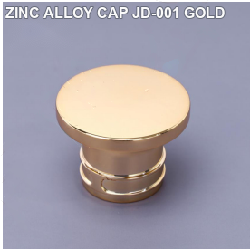 ZINC ALLOY CAP JD-001 GOLD perfume bottle cap reference
