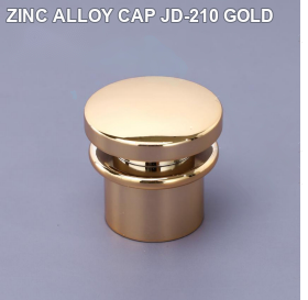 ZINC ALLOY CAP JD-210 GOLD perfume bottle cap reference