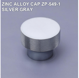 ZINC ALLOY CAP ZP-549-1 SILVER GRAY perfume bottle cap reference