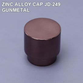 ZINC ALLOY CAP JD-249 GUNMETAL perfume bottle cap reference