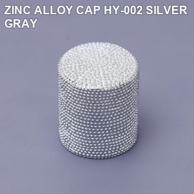 ZINC ALLOY CAP HY-002 SILVER GRAY perfume bottle cap reference