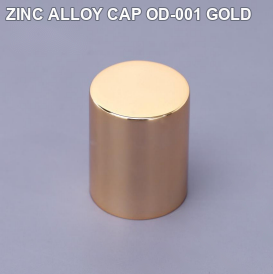 ZINC ALLOY CAP OD-001 GOLD perfume bottle cap reference