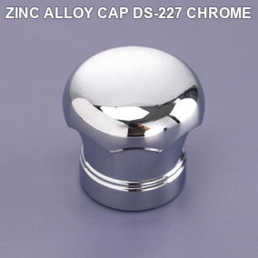 ZINC ALLOY CAP DS-227 CHROME perfume bottle cap reference
