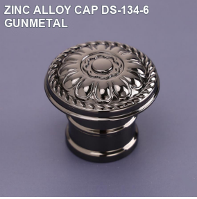 ZINC ALLOY CAP DS-134-6 GUNMETAL perfume bottle cap reference