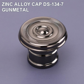 ZINC ALLOY CAP DS-134-7 GUNMETAL perfume bottle cap reference