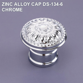 ZINC ALLOY CAP DS-134-6 CHROME perfume bottle cap reference