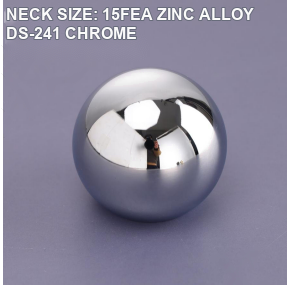 NECK SIZE: 15FEA ZINC ALLOY DS-241 CHROME perfume bottle cap reference
