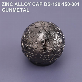 ZINC ALLOY CAP DS-120-150-001 GUNMETAL perfume bottle cap reference