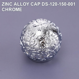 ZINC ALLOY CAP DS-120-150-001 CHROME perfume bottle cap reference