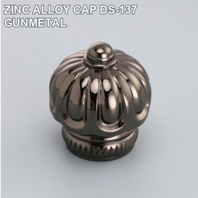 ZINC ALLOY CAP DS-137 GUNMETAL perfume bottle cap reference